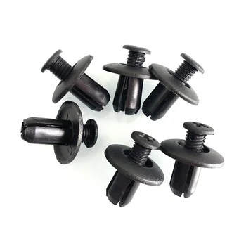 

100pcs Universal 8mm Plastic Rivets Clip Fastener Bumper Fender Trunk Retainer