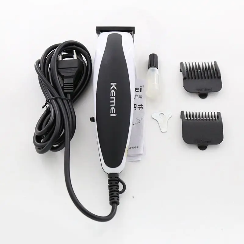 SANQ Kemei KM-08-51 черный+ белый ABS 220-240V 50Hz электрическая бритвенная головка Парикмахерская Машинка для стрижки волос