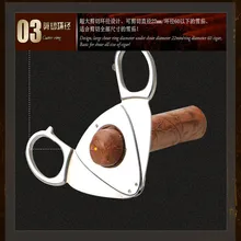 COHIBA двойные ножи из нержавеющей стали Острый сигарный нож Карманный гаджет Zigarre курительная сигарета ножницы аксессуары 599