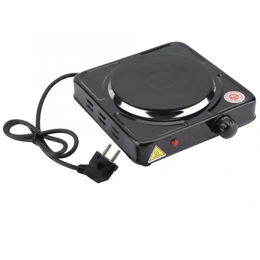 1000W Electric Stove Hot Plate Warmer Coffee Tea Milk Heater Cooktop Home Use US EU Plug 3