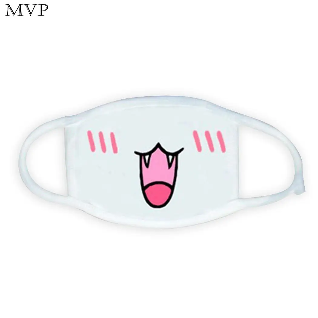 

Cute portable picture Anti Cotton Expression 1 Mouth Funny As Dust Foldable carry Unisex Cartoon easy Casual 21 Mask