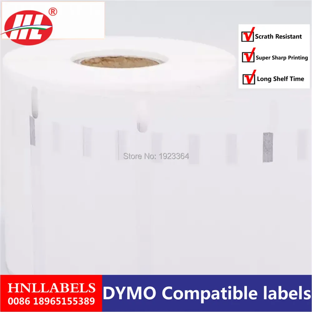 100x совместимые с dymo этикетки 11351 ювелирные изделия термальная бумага 54 мм x 11