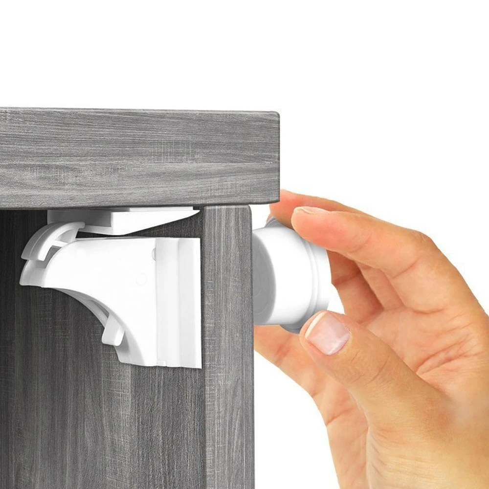 

Magnetic Child Lock Children Protection Cupboard Wardrobe Protective Locks Baby Proof Infant Security Cabinet Drawer Kid Safety