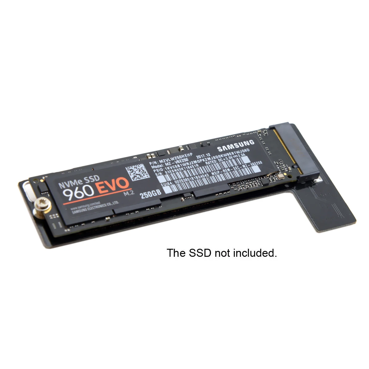 NVME M.2 NGFF M-Key SSD Convertor Card for 2014 Macbook Mini A1347 MEGEN2 MEGEM2 MEGEQ2 Black