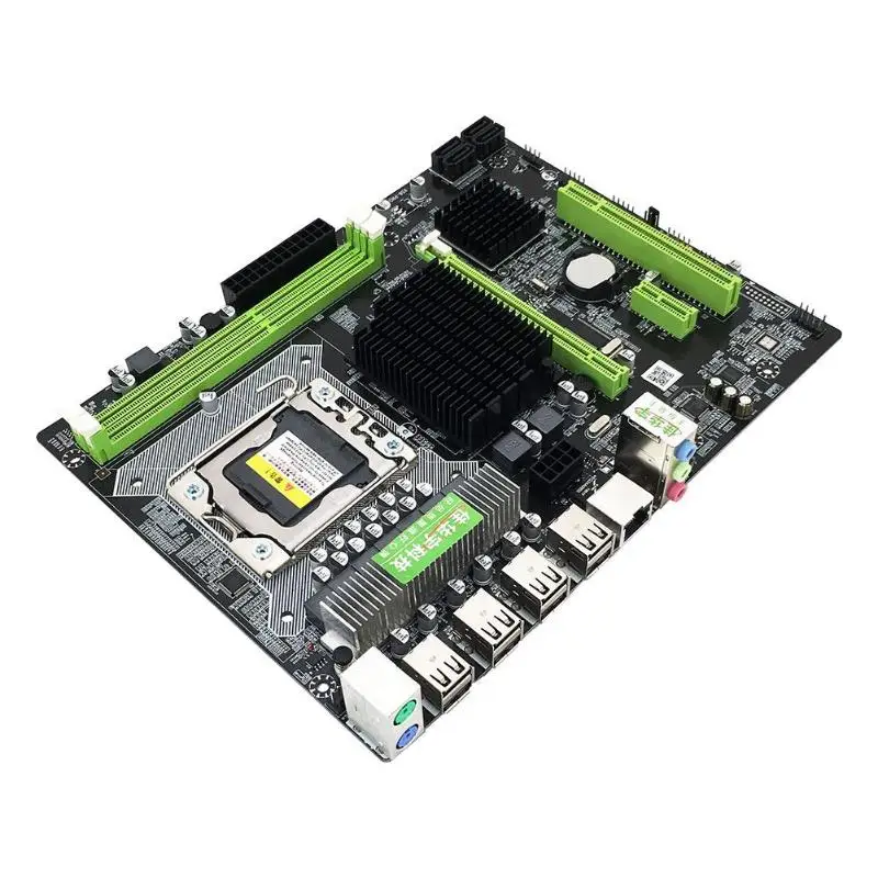 X58 Pro настольный компьютер ПК материнская плата LGA 1366 DDR3 USB2.0 SATA2.0 поддержка Xeon X5675 X5680 X5690 REG ECC памяти