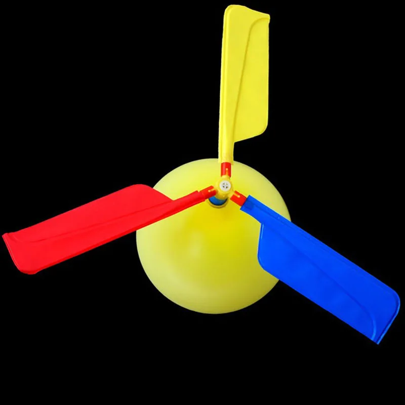 Воздушный шар вертолет Летающий игрушка цвет в ассортименте подарок для мальчика девочки весело Лут день рождения товары для праздника Фирменная Новинка