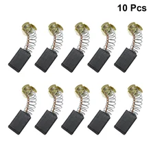 10 шт. угольные щетки Сменные электрические щетки электроинструмент для электродрели(CB103)-6x10x15 мм