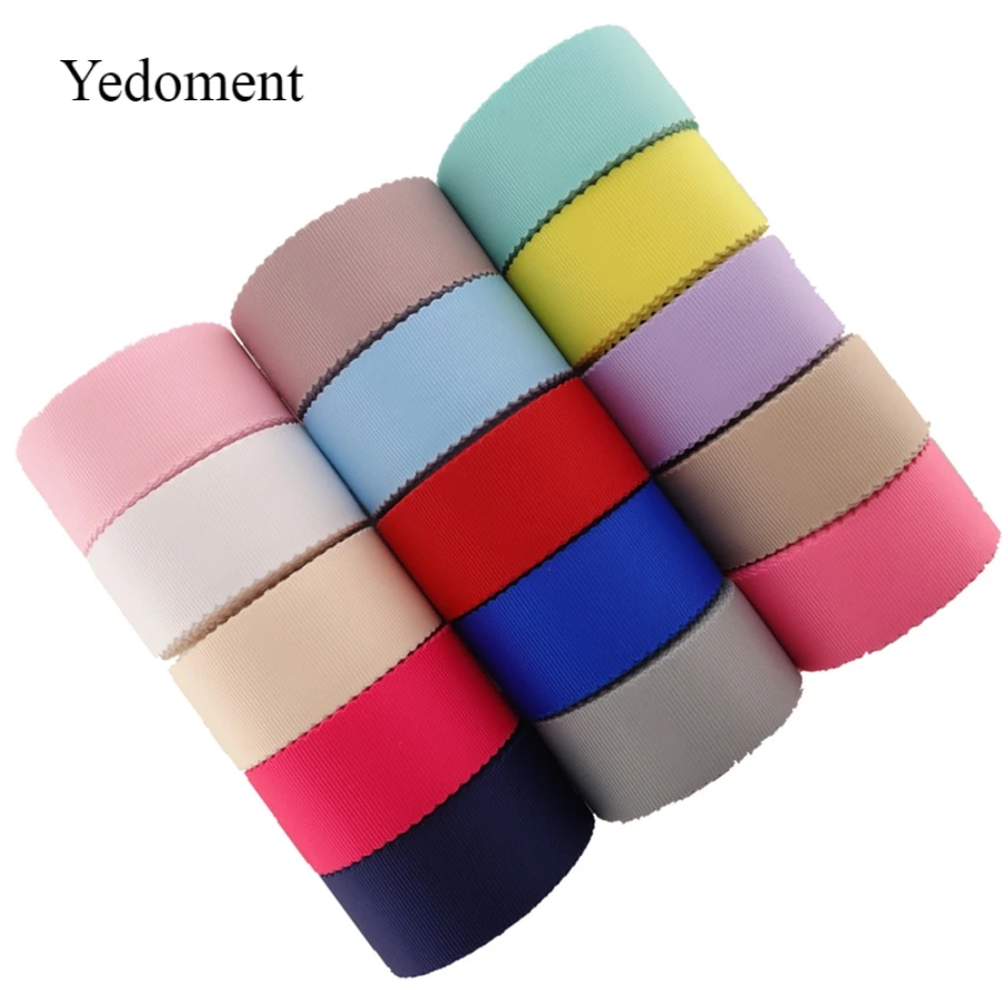 

17102528,New arrival 30mm 10 yards/lot solid color lace grosgrain ribbons cartoon ribbon DIY handmade materials