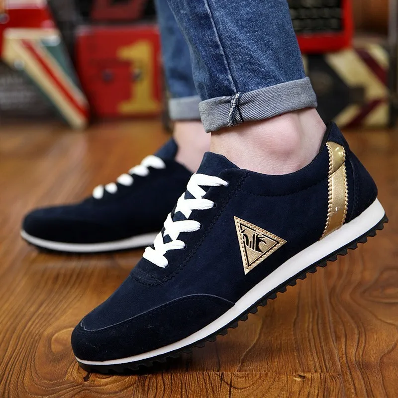 

Popular Cheaper Lace-Up Men'S Running Shoes Comfortable Sneakers Outdoor Sports Shoes For Adults Size 39-47 New Spring 2019 Hot