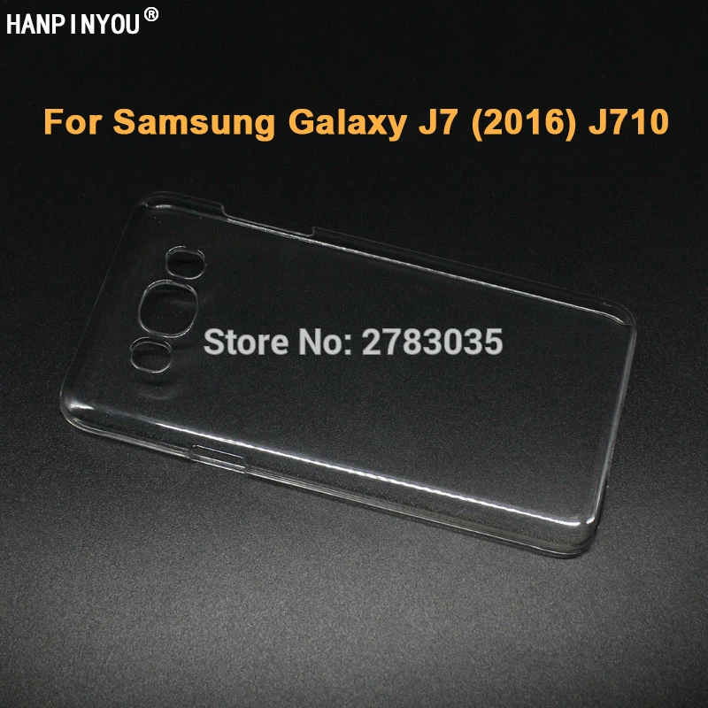 Для Samsung Galaxy J7 (2016) J710 5 &quotглянцевый защелкивающийся чехол для телефона кристально