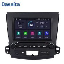 Dasaita " HD сенсорный экран 2 Din Android 9,0 четырехъядерный 16G rom автомобильный DVD gps плеер для Mitsubishi Outlander 2007-2011