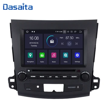 

Dasaita 8" HD Touch Screen 2 Din Android 9.0 Quad Core 16G ROM Car DVD GPS Player for Mitsubishi Outlander 2007-2011