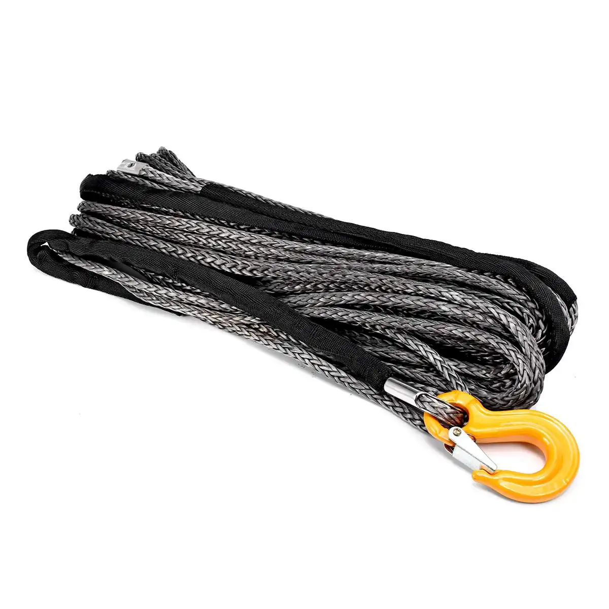30 m X 8mm حبل رفع سلسلة خط كابل مع غمد رمادي الاصطناعية حبل قطر سيارة غسل صيانة سلسلة للمركبة UTV قبالة-الطريق