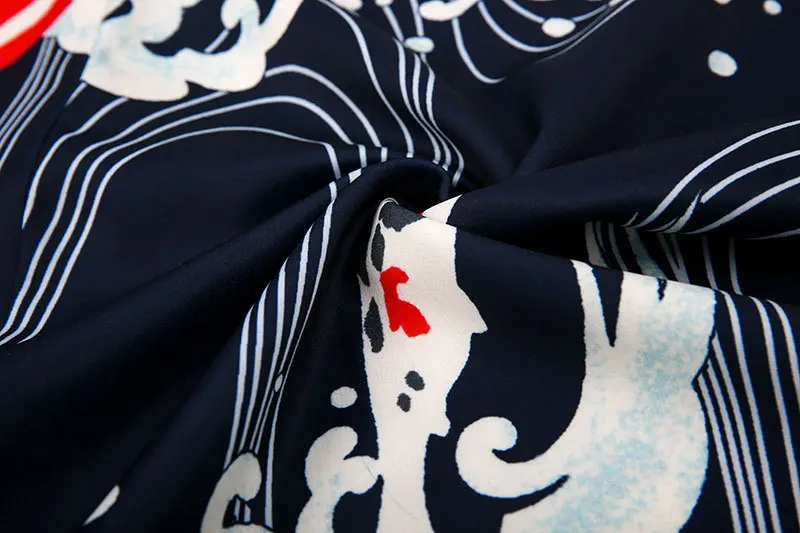 Summer Male Koi Fish Wave Kimono Festival Traditional Bathrobe Dress Cosplay Samurai Kimono Costumes