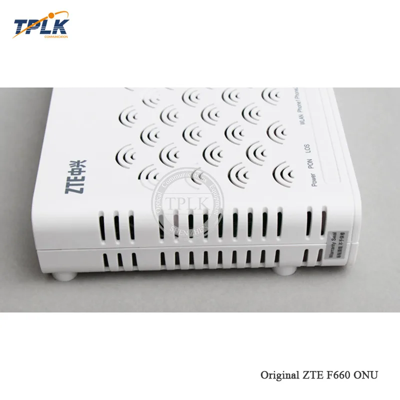 ZTE F660 2POTS + 4LAN 1USB 1WiFi GPON ONU совместимый FTTH оптоволоконный сетевой маршрутизатор