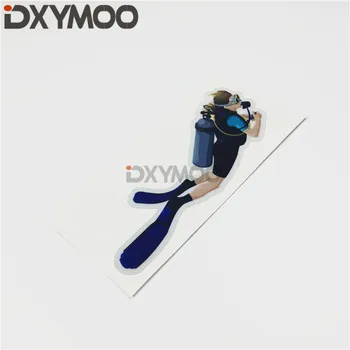 

Car Styling Vinyl Bumper Water Sports Scuba Dive Snorkeling Diving Motorcycle Fish Tank Decorate Window Sticker 3M