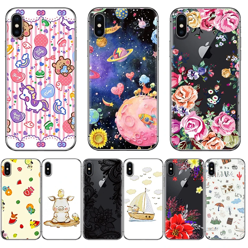 

Cartoon Series Phone Case for Alcatel Pixi 4 Plus Power 1C 1X 3 7 3C 3V 3X 5 U5 Plus TPU Shockproof Soft Silicone Case