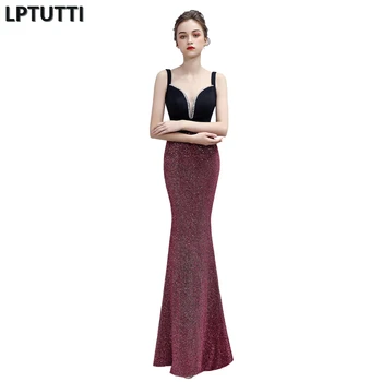 

LPTUTTI Sequin New For Women Elegant Date Ceremony Party Prom Gown Formal Gala Events Luxury Long Evening Dresses