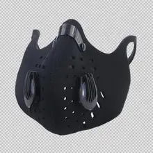 MISSKY велосипедная маска для лица Спортивная велосипедная маска тренировочная PM 2,5 Пылезащитная маска велосипедиста+ фильтр с активированным углем дышащая маска для лица