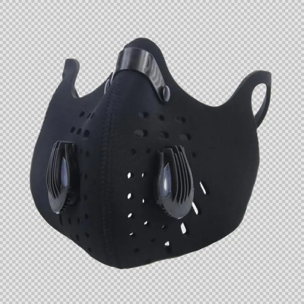 

MISSKY Cycling Face Mask Sport Bike Mask Training PM 2.5 Dustproof Bicycle Mask +Activated Carbon Filter Breathable Face Shield