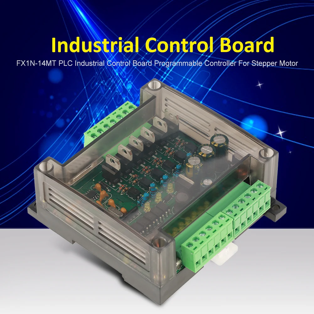 FX1N-14MT PLC промышленная плата управления DC 24 В высокоскоростной модуль управления двигателем программируемый контроллер шаговый двигатель