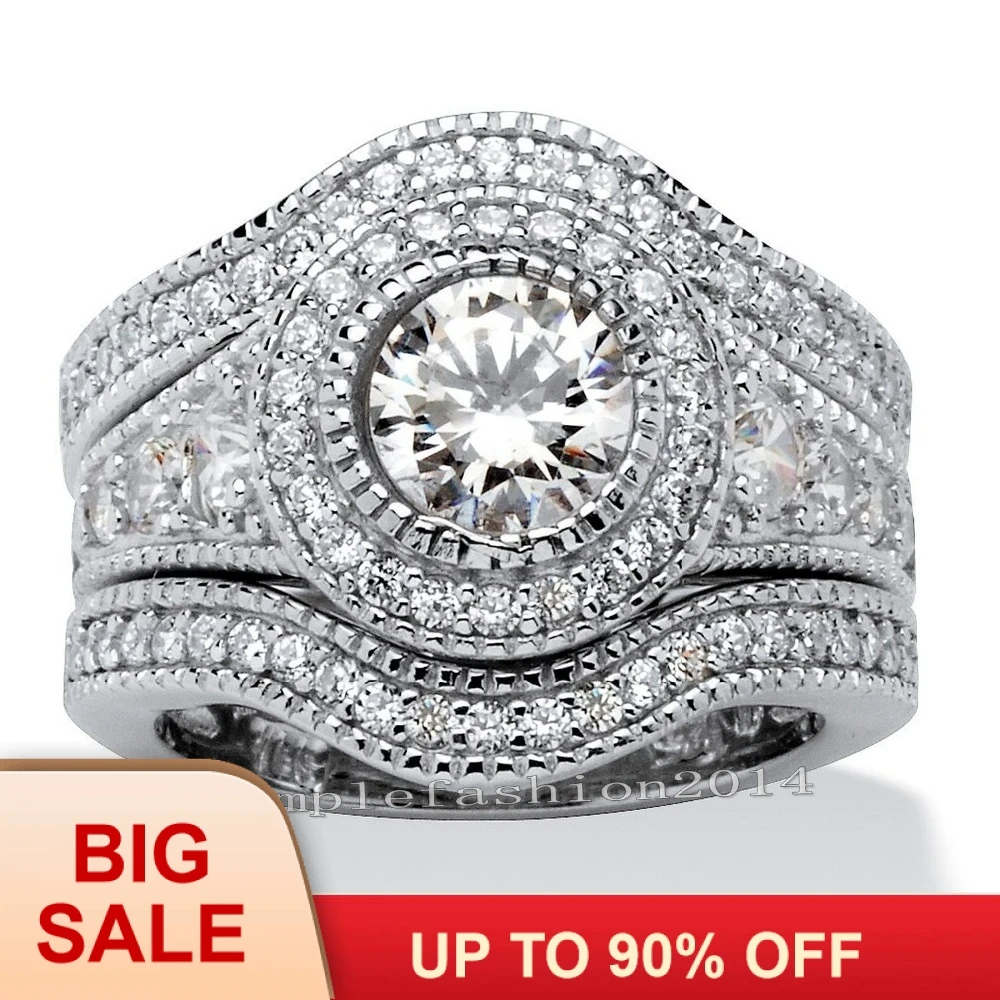 Кольцо обручальное с фианитом 7 мм 10 карат|fashion ring set|ring setrings set for women |