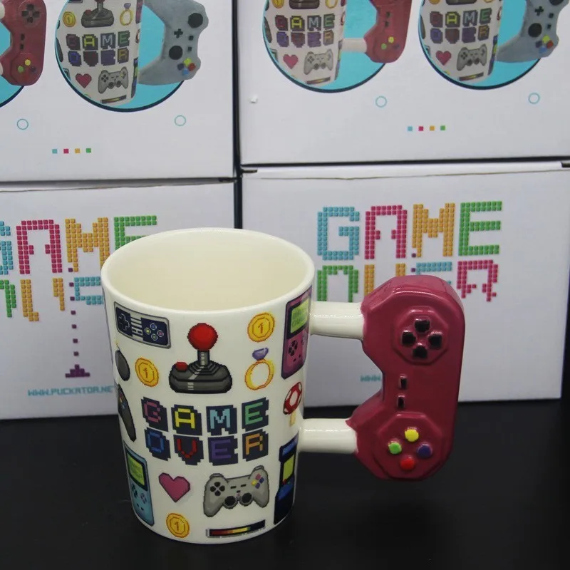 Ретро FC геймпад игра над керамической большой кружка Классический игровой контроллер креативная кружка для кофе, молока чая бойфренда подарочные чашки и кружки