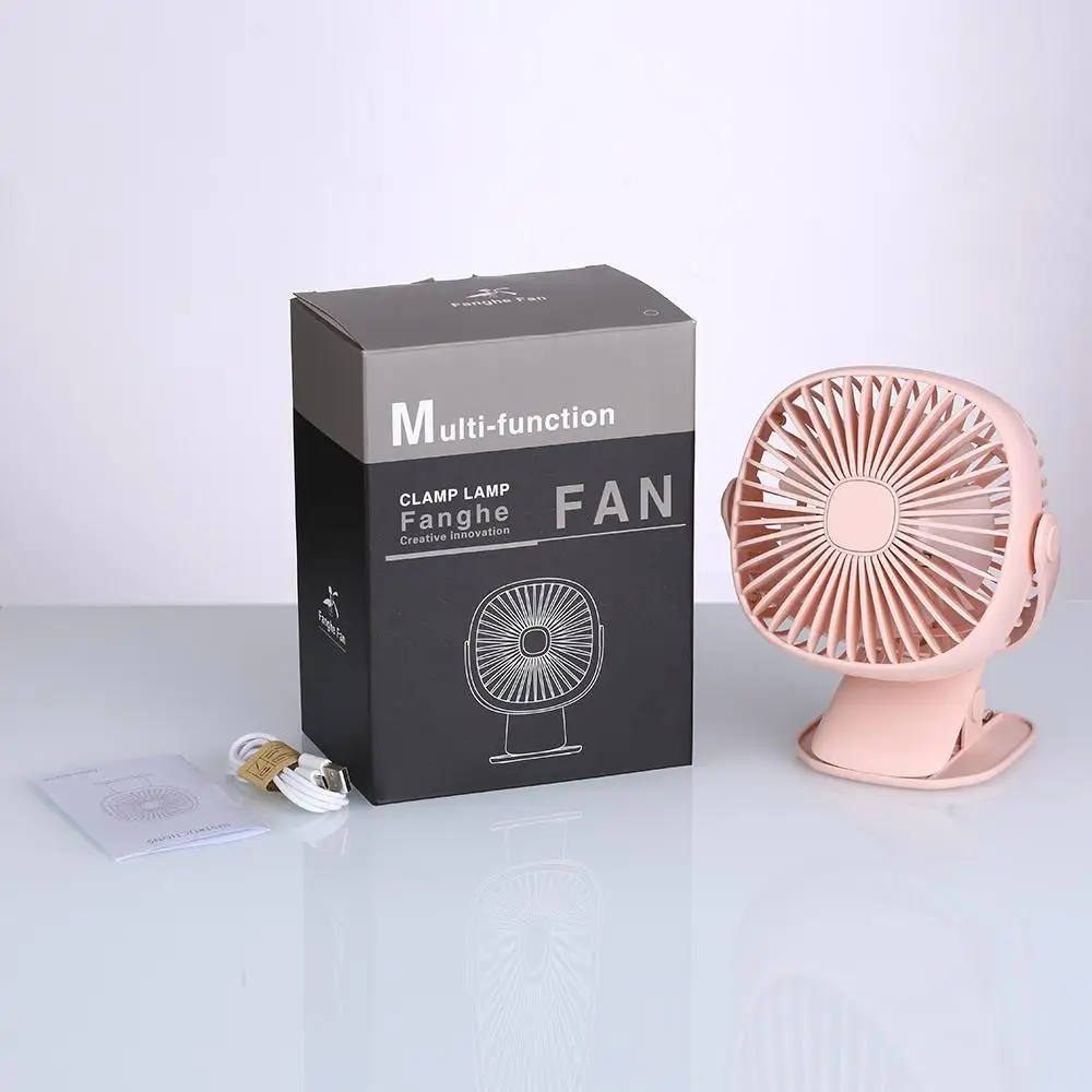 ACEVIVI Mini USB Rechargeable Air Cooling Fan Portable Desktop Clip Desk Fan + Light for Dual Use Home Office Student Dormitory ACEVIVI Mini USB Rechargeable Air Cooling Fan Portable Desktop Clip Desk Fan + Light for Dual Use Home Office Student Dormitory