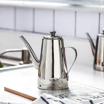 

260/360/500ml Oil Can Pots Barbecue Water Vinegar Honey Dispenser Cruet Drip-free Container for Kitchen Storage Pot Tools