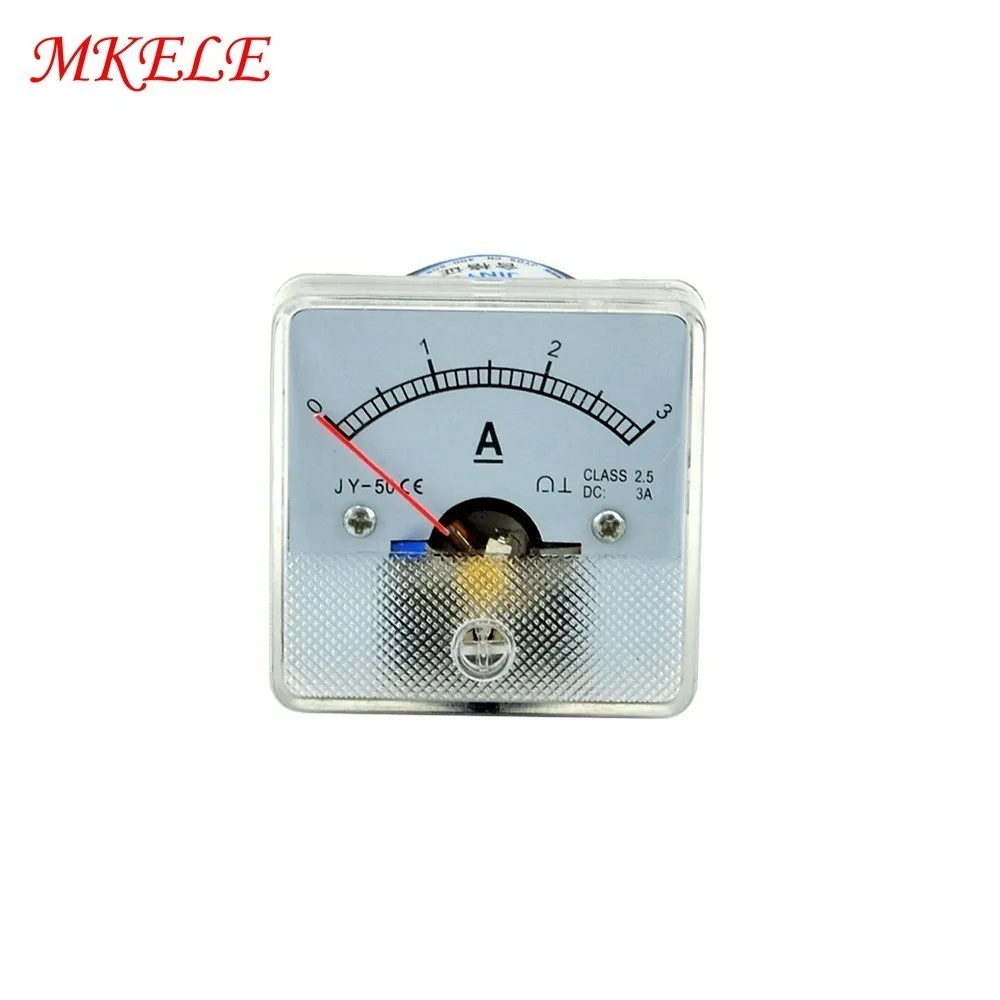 

Hot Sale DC 3A Current Meters Analog Ammeter Panel Current Amper Meter Pointer Diagnostic-tool Amperimetro Ampermeter Tester