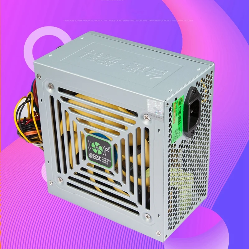 ماكس 450 W امدادات الطاقة الكمبيوتر Pc وحدة المعالجة المركزية 12 V 20 + 4Pin 120 مللي متر مروحة كاتمة للصوت بكيي مع Sata الطاقة التبديل ل إنتل Amd الكمبيوتر...