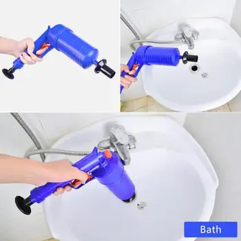 

Toilet Dredge Plug Air Pump Blockage Remover Sewer Sinks Blocked Cleaning Tool Pipe Plunger Bathroom Drain Cleaners Kitchen Tool