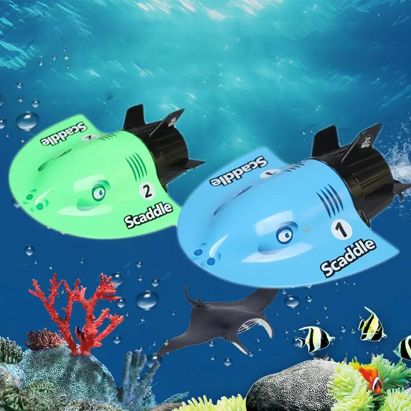 

InnovativeRC Submarine Mini Remote Control Submarine Rechargable Electronic Toy Gift For Children High Speed Fish Sport