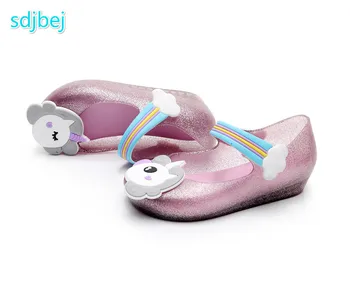 

2019 New Children's Shoes Unicorn Girls Sandals Beach Shoes Non-slip Sole Korean Casual Shoes