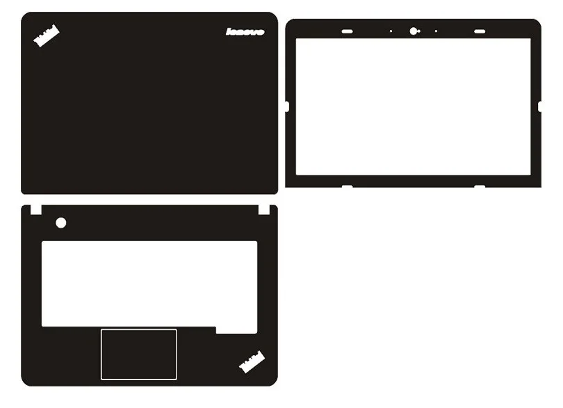 Ноутбука углеродного волокна виниловые наклейки на кожу чехол для LENOVO THINKPAD Edge E440 E431 14"