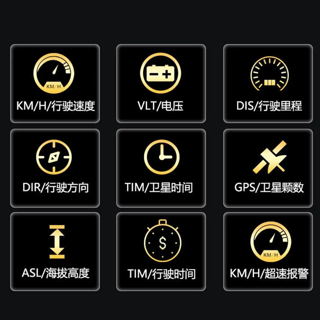 T900 5 ''Auto Head Up Display Auto gps Tachometer GPS HUD Auto Windschutzscheibe Projektor LED Proj