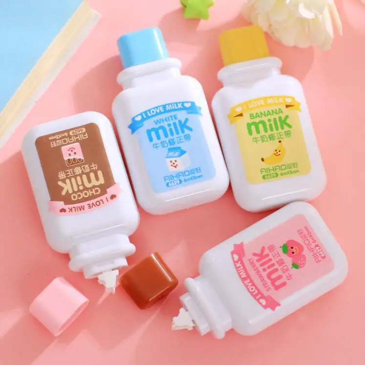 1 Piece Cute Kawaii Cartoom Milk Bottle Correction Tape