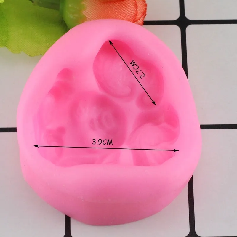 DIY силиконовая форма для помадки торта маленькие формы украшения ангела