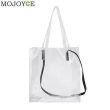 Женская прозрачная сумка на плечо из прозрачного ПВХ Желейная маленькая сумка-мессенджер женские сумки через плечо сумки для покупок