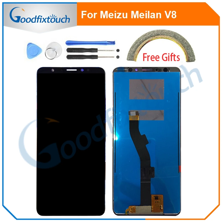 ЖК-экран для Meizu Meilan V8 ЖК-дисплей + кодирующий преобразователь сенсорного экрана в