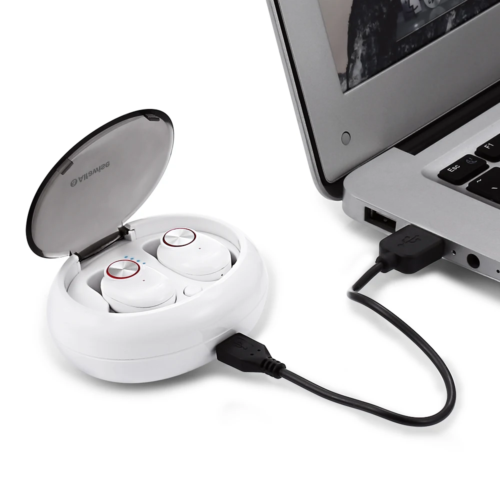 Alfawise TWS беспроводные мини наушники Bluetooth 4 2/5 0 стерео двусторонние с зарядной док