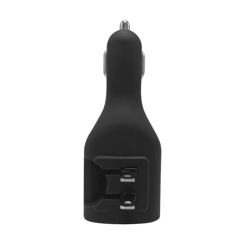 

Car Wall Charger Dual USB Port 1 For 2 Portable Charger With Foldable Plug For Travel Home 2.1A
