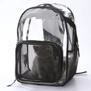 

Pet Breathable Transparent Backpack for Outdoor Cat Travel