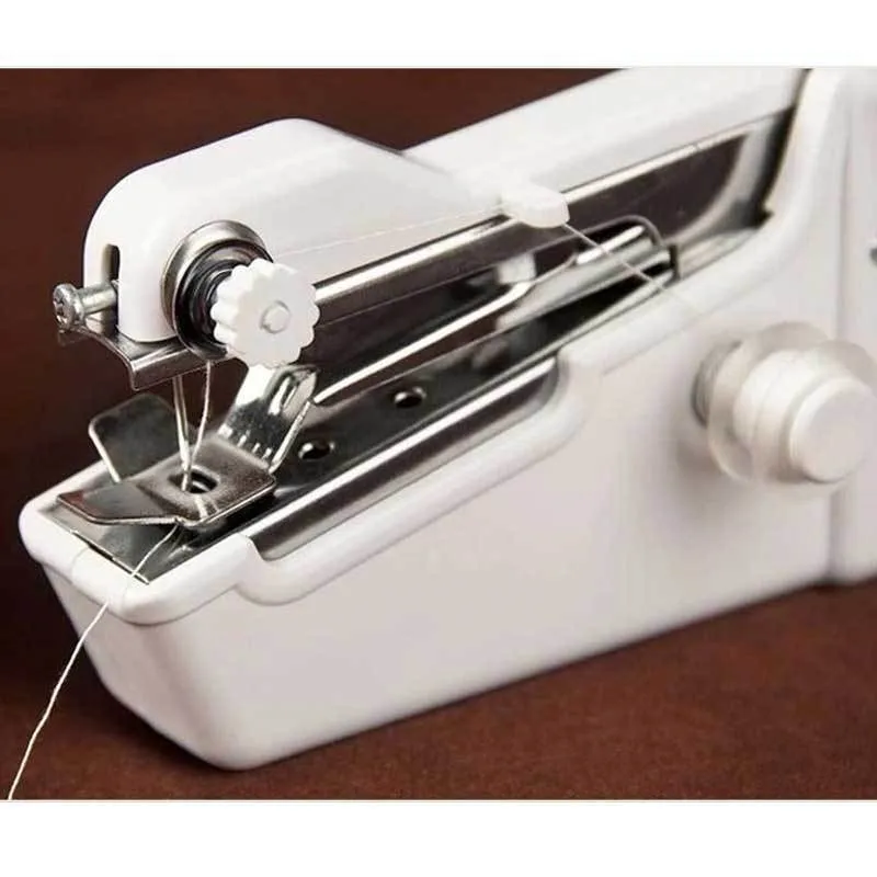 Новая портативная бытовая ручная стежка электрическая мини ручная швейная машина подарок