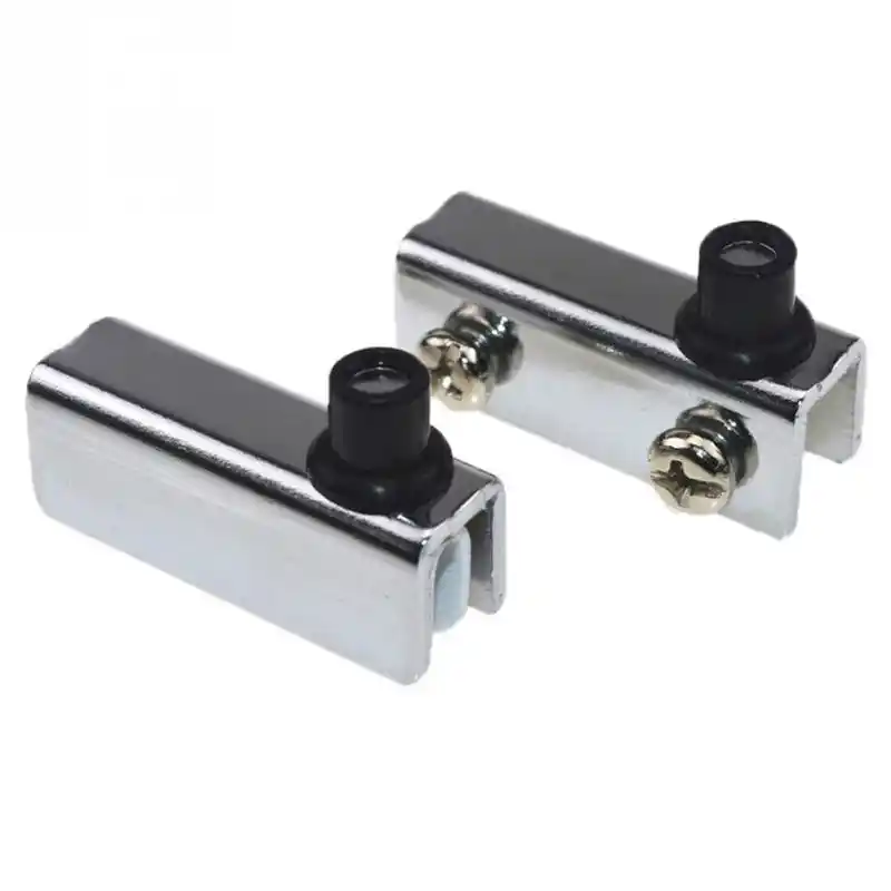 2pcs Glass Door Pivot Hinge Cabinet Doors Wardrobe Tv Cabinets