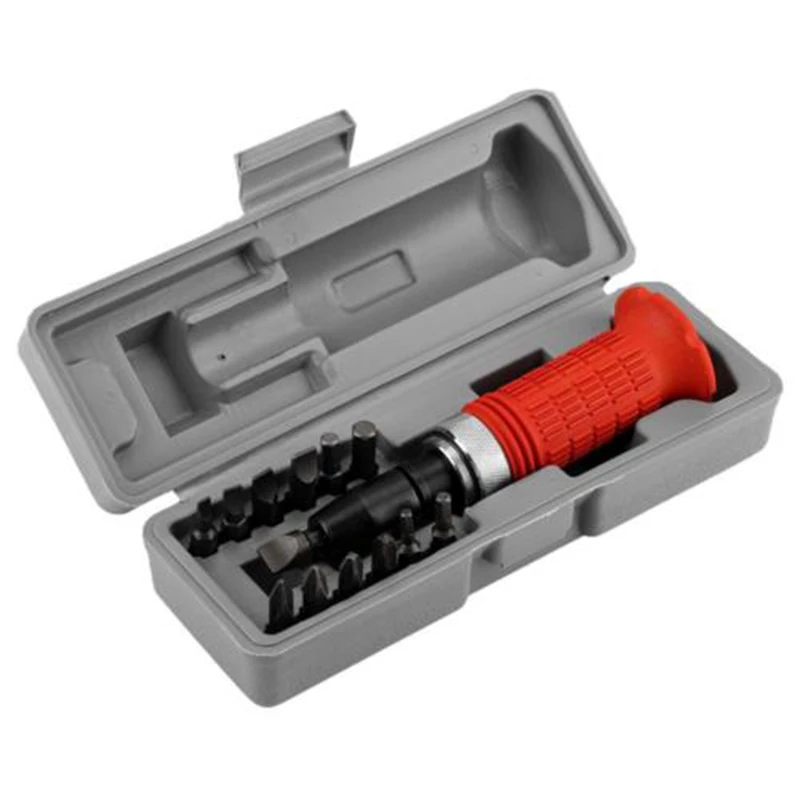 

New 1/4 Drive 14Pcs Impact Screwdriver Screw Socket Driver Tool With Bits Set Power Tools