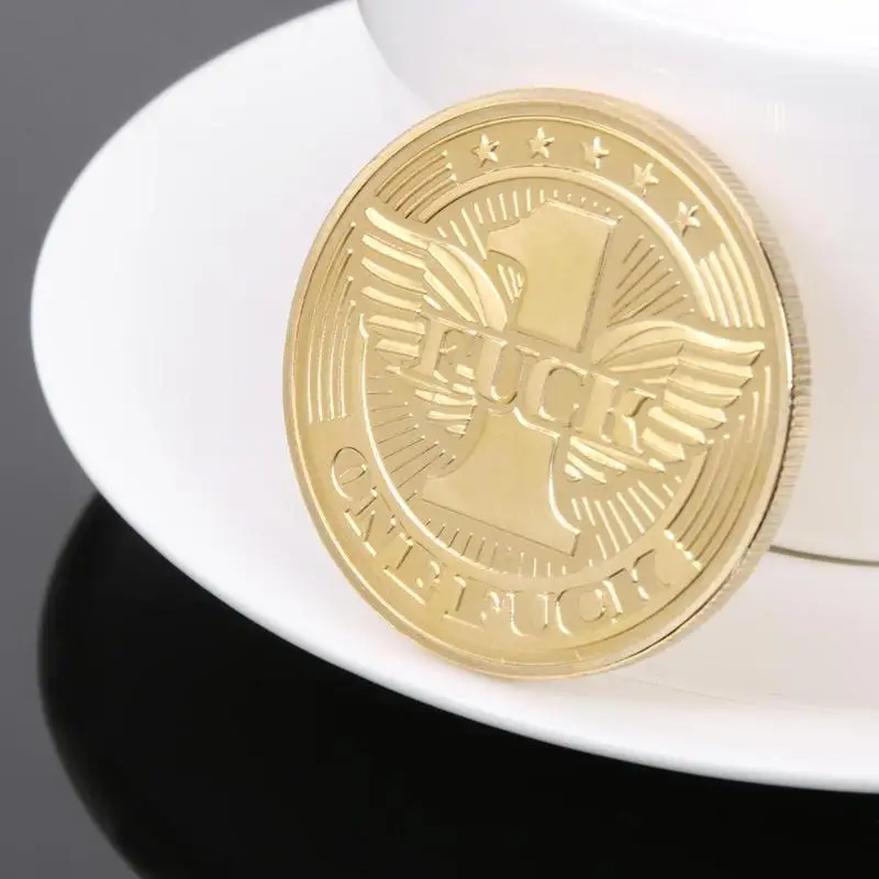 Double side Electroplating embossing Letter Wing Commemorative Coins Non-currency Bitcoin Travel Souvenir Art Collection Double side Electroplating embossing Letter Wing Commemorative Coins Non-currency Bitcoin Travel Souvenir Art Collection
