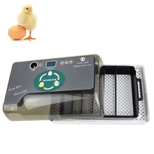 Цифровой инкубатор для яиц автоматический поворот 12 яиц для кур птиц перепелиный Брудер инкубатор для яиц