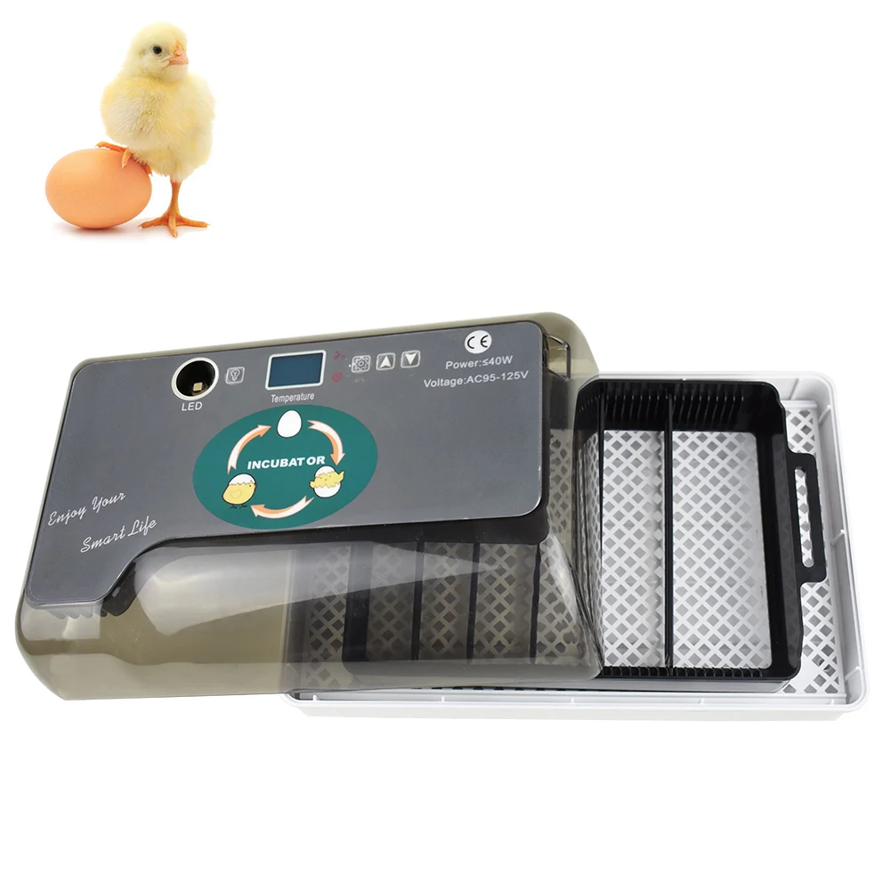 

Digital Egg Incubator Automatic Egg Hatcher Automatic Turning 12 Eggs Chicken Birds Quail Brooder Egg Incubator