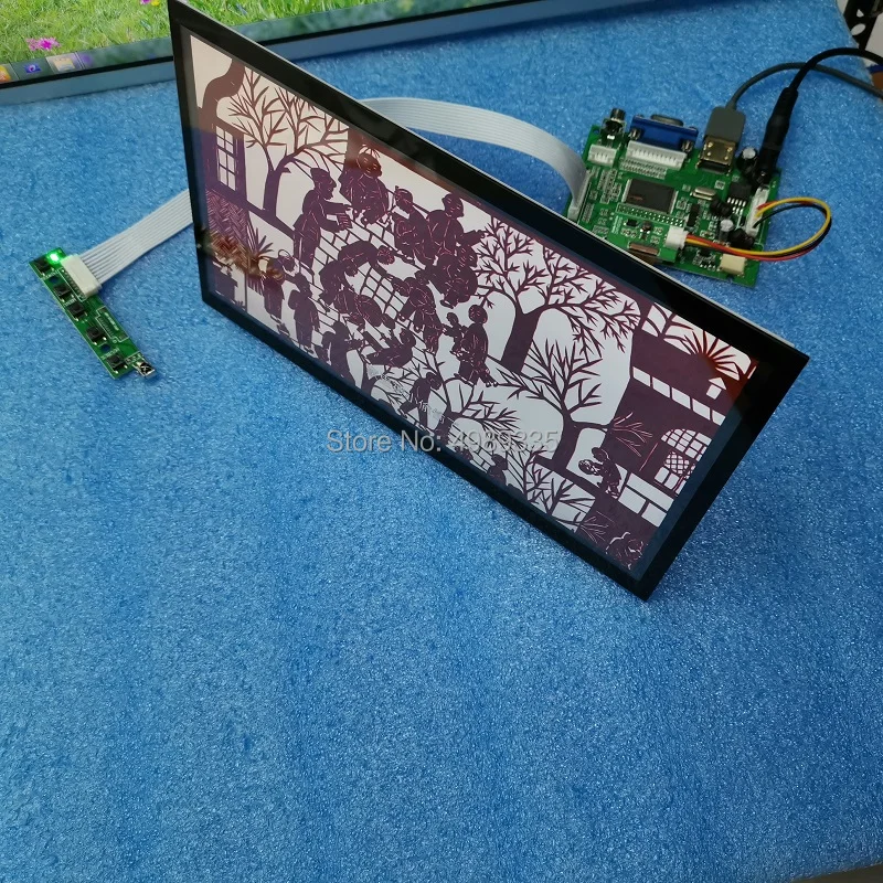 10 дюймовый игровой модуль для мониторинга автомобиля HDMI VGA AV1 AV2 4 источника